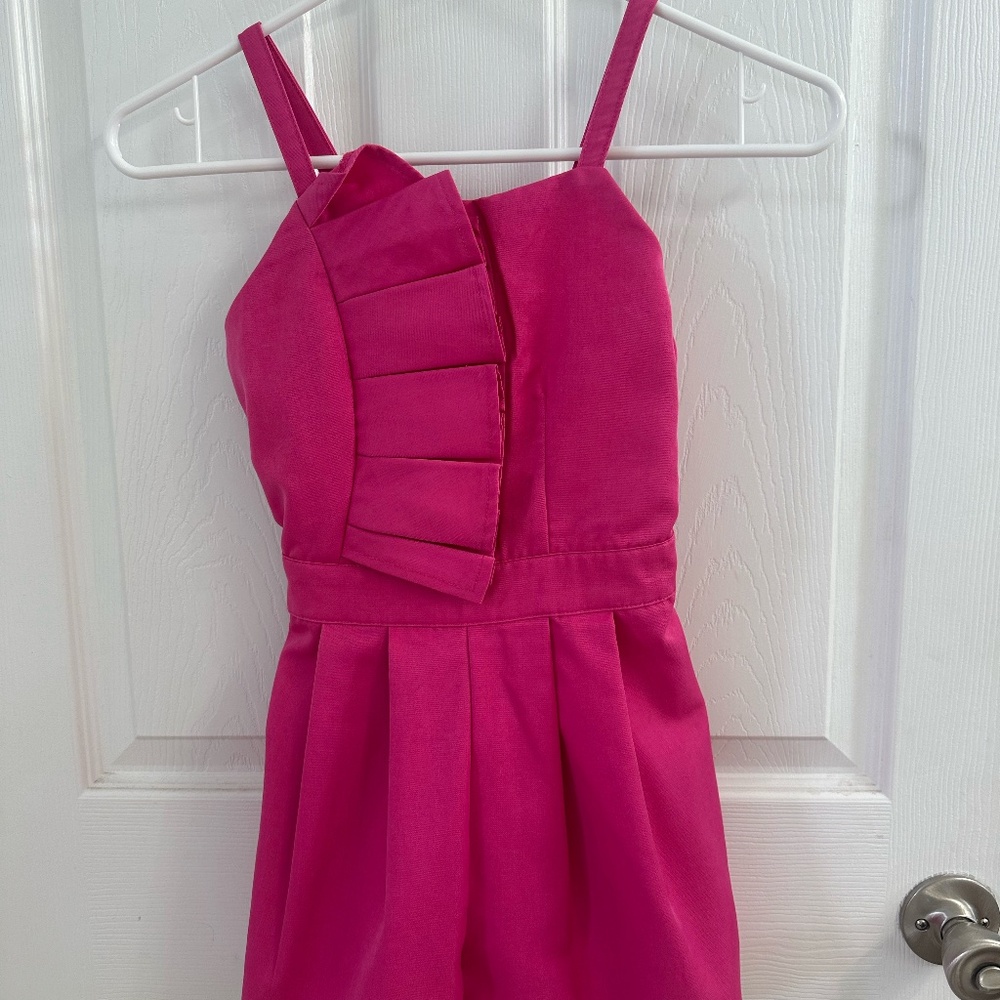 Girls Romper Size 7/8 - Habitual Brand Bright Pink